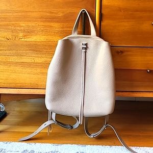 Rebecca Minkoff Nude pebble leather backpack. Excellent Condition.